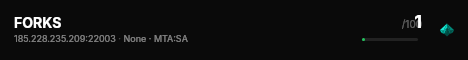 FORKS live status badge