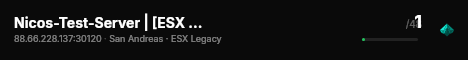 Nicos-Test-Server | [ESX Legacy] live status badge