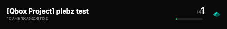 [Qbox Project] plebz test live status badge