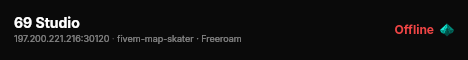 69 Studio live status badge