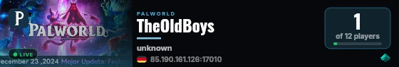 TheOldBoys live status badge