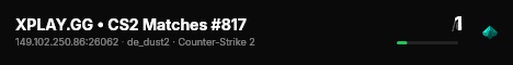 XPLAY.GG • CS2 Matches #817 live status badge
