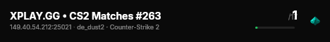 XPLAY.GG • CS2 Matches #263 live status badge