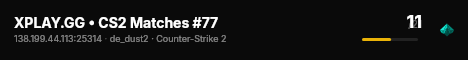 XPLAY.GG • CS2 Matches #77 live status badge