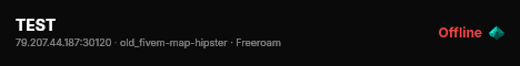 TEST live status badge