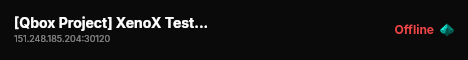 [Qbox Project] XenoX Test Server live status badge