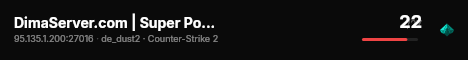 DimaServer.com | Super Powers #2 live status badge