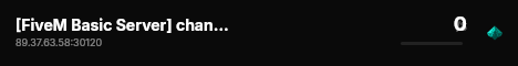 [FiveM Basic Server] change-me live status badge
