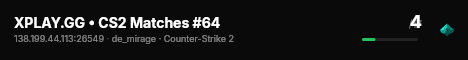 XPLAY.GG • CS2 Matches #64 live status badge