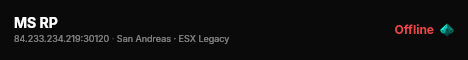 MS RP live status badge