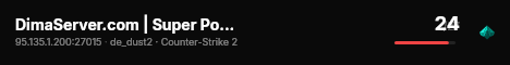 DimaServer.com | Super Powers #1 live status badge