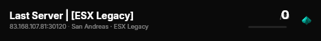 Last Server | [ESX Legacy] live status badge