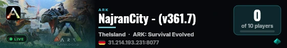 NajranCity - (v361.7) live status badge