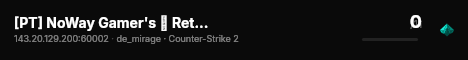 [PT] NoWay Gamer's 🐉 Retakes #3 Mirage live status badge