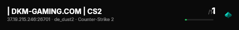 | DKM-GAMING.COM | CS2 live status badge