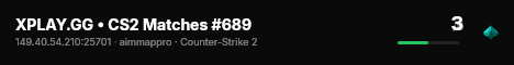 XPLAY.GG • CS2 Matches #689 live status badge