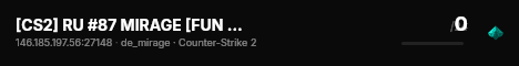 [CS2] RU #87 MIRAGE [FUN MODELS+CHEATS] live status badge