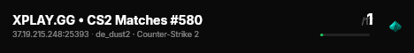XPLAY.GG • CS2 Matches #580 live status badge