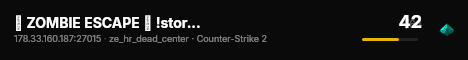 ☣️ ZOMBIE ESCAPE ☣️ !store ☣️ discord.gg/colateam live status badge