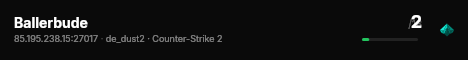 Ballerbude live status badge