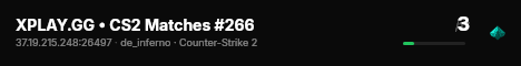 XPLAY.GG • CS2 Matches #266 live status badge