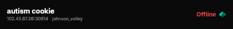 autism cookie live status badge