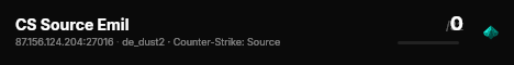 CS Source Emil live status badge