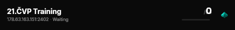 21.ČVP Training live status badge