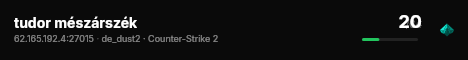 tudor mészárszék live status badge