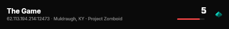 The Game live status badge