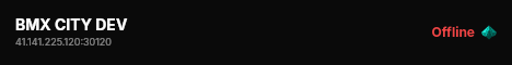 BMX CITY DEV live status badge
