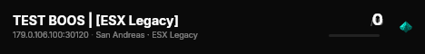 TEST BOOS | [ESX Legacy] live status badge