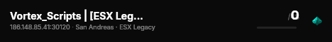 Vortex_Scripts | [ESX Legacy] live status badge