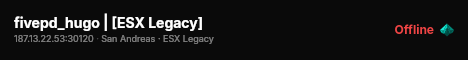 fivepd_hugo | [ESX Legacy] live status badge