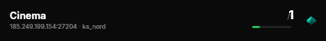 Cinema live status badge