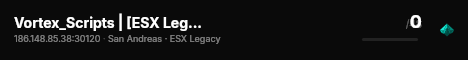 Vortex_Scripts | [ESX Legacy] live status badge