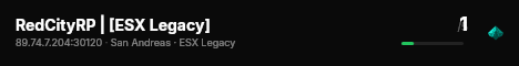 RedCityRP | [ESX Legacy] live status badge