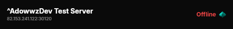 ^AdowwzDev Test Server live status badge
