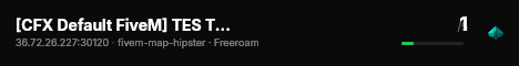 [CFX Default FiveM] TES TESAN live status badge