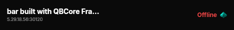 bar built with QBCore Framework by JericoFx & Kakarot & Hamy! live status badge