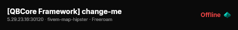 [QBCore Framework] change-me live status badge