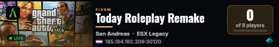 Today Roleplay Remake live status badge