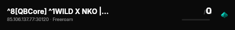 [QBCore] WILD X NKO | We are leaders! live status badge