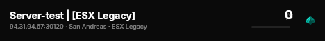 Server-test | [ESX Legacy] live status badge