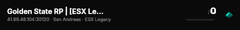 Golden State RP | [ESX Legacy] live status badge