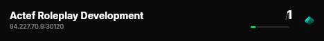 Actef Roleplay Development live status badge