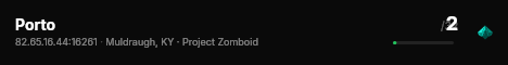 Porto live status badge