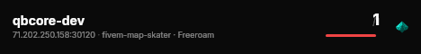 qbcore-dev live status badge