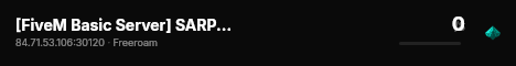 [FiveM Basic Server] SARP Test live status badge