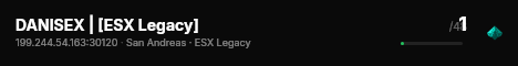 DANISEX | [ESX Legacy] live status badge